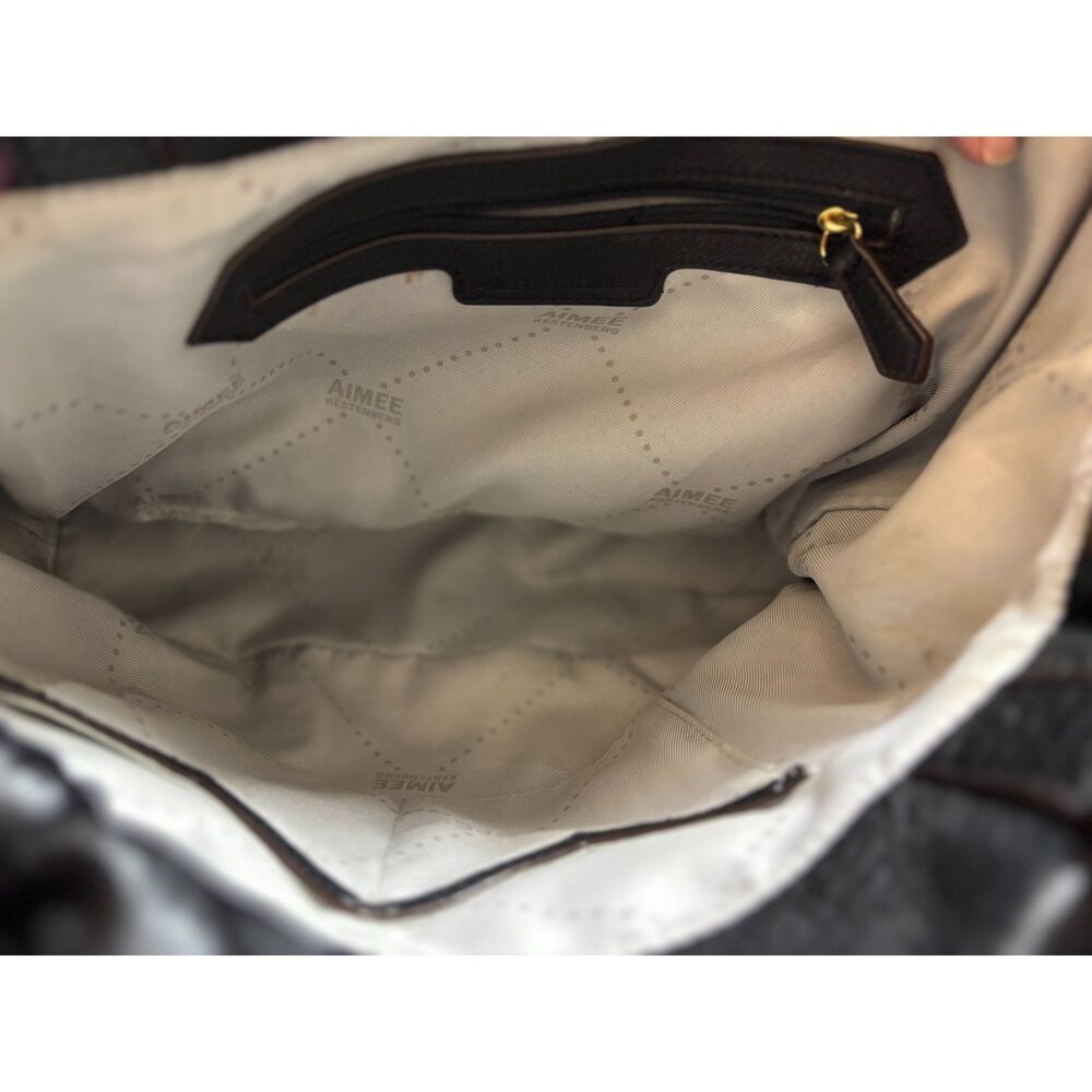 Amy Kestenberg All for Love Novelty Leather Shoulder Bag ~ Rare Find! - Picture 5 of 13